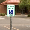 Mailitech Large (4 Pack) Reserved Parking Only Sign, 12x18 Inches
