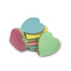 GUMTAPE Heart Shape Sticky Notes 76 mm x 76mm, 6