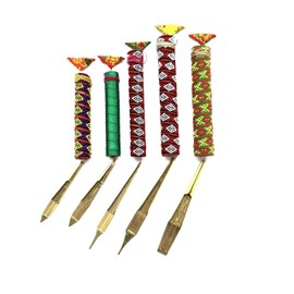 Full Set of 5 pieces Jaw Harp Jew's Harp Mouth Harps Lips Twanger DAN MOI Crafted Hmong vietnamese Viet Nam Handmade LARGE RANGE DANMOI-5DM