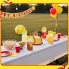 24 Pack Softball Cups with Lid Bow Straw Bulk 13.5