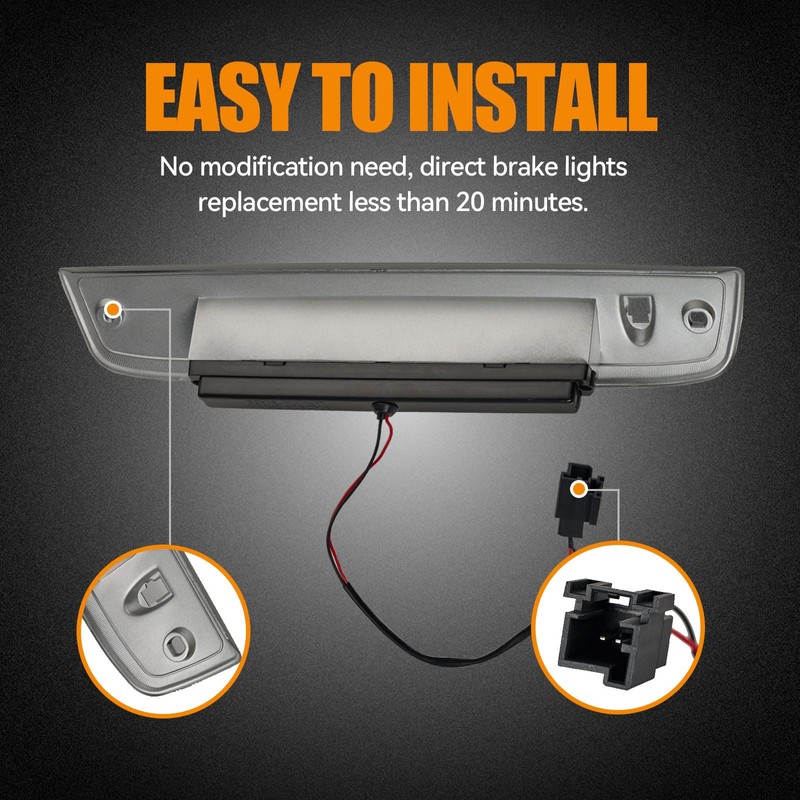 Cxdar Third 3rd Brake Light LED for 2003-2016 Ford Expedition,