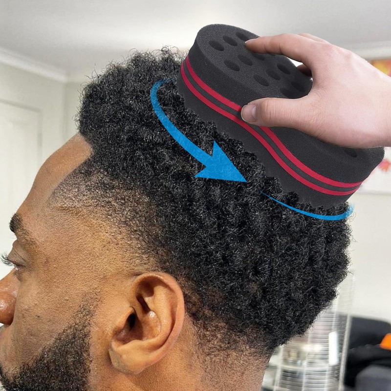 FIABC Big Holes & Big Size Barber Hair Brush Sponge