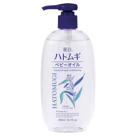 Reihiro Hatomugi Baby Oil, 10.1 fl oz (300 ml)