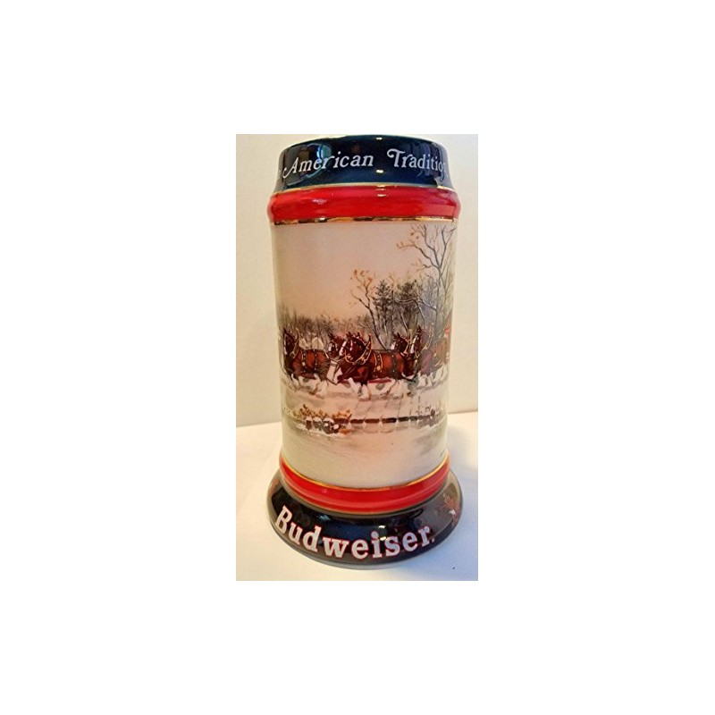 Budweiser Holiday Steins Collectable Holiday Stein Series (1990)