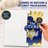Gold Foil & Glittery College Graduation Card Set with Sparkly