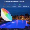 KWODE 72 W RGB Pool Lighting, Par56 Pool Headlight, LED