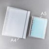 BAOFALI A4 4 Ring Binder Cover Clean Transparent Soft PVC