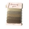 Shibori Dragon Darning yarn 5 Colors Natural Beige