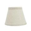 Aspen Creative 32058-2A, Hardback Empire Clip-On Chandelier Lamp Shade, Oatmeal,