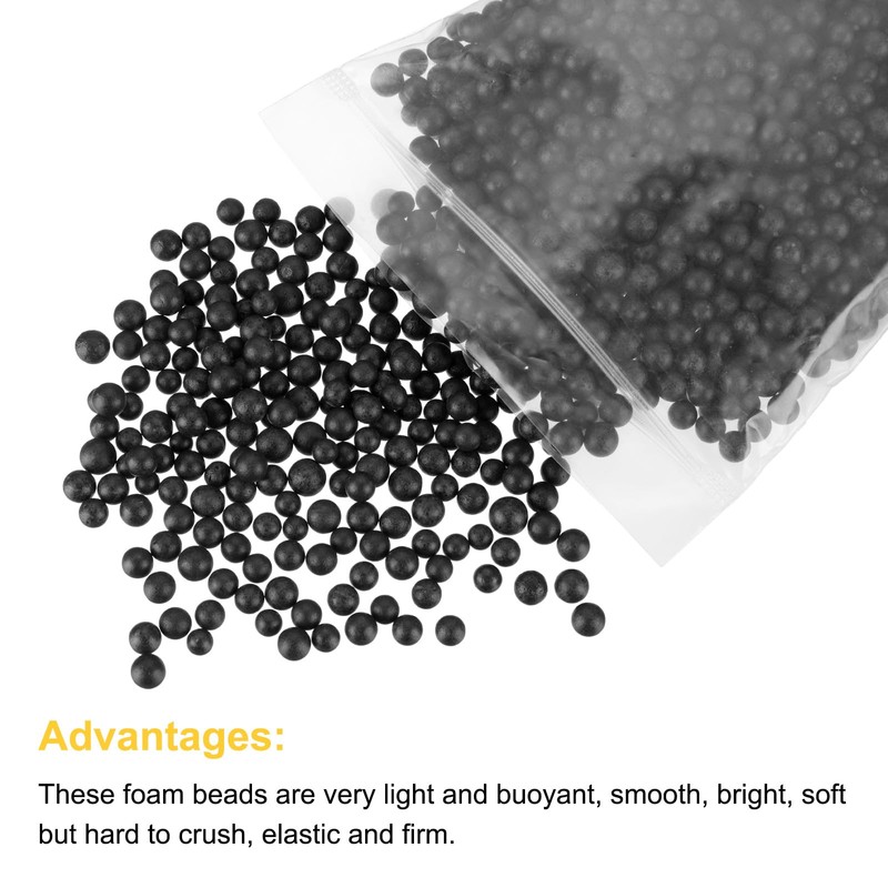 QUARKZMAN Foam Beads Foam Balls 7-9 mm for Wedding and