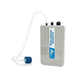 BLUEWING Aerator Pump Bait Bubbler Aquarium Fish Tank Oxygen Air Pump Battery Powered Portable Live Bait Aerator for Outdoor Fishing
