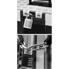 TheGeekLa Combination Padlock with 4-Digit Smooth Dial Lock Security Padlock