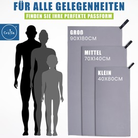 Cozita Microfiber Towel, Super Soft and Extremely Absorbent, Quick Drying, Machine Washable, Multipurpose Travel Towel, Gym Towel, Beach Towel - Bath Towel 90x180cm