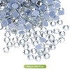 MECCANIXITY 288 Pcs Hotfix Rhinestones Flatback Crystal Glass Gems for