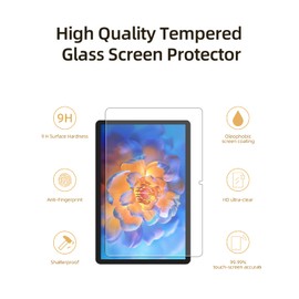 Screen Protector for TUOHAITIME C5/JIKOCXN C5 Android 14 Tablet 2024 New 11 inch,Tempered Glass Film Anti-Scratch High Touch Sensitivity,2 Pack.