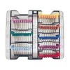 Wahl Stainless Steel Comb Set, Coloured Attachment Combs, For Wahl Arco, Belisima, Bravura and Chromstyle, Clipper and Trimmer Accessories, Storage Caddy