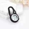 Ibohevo Clip on Watch with Compass Multi-Function Digital Carabiner Watch