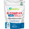 Wellthy Complejo Cápsulas 120 Porciones Reforzado Biotina Glutamina Vcaps Veganas