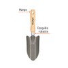 Truper GTS-SH, Cuchara para jardín, 6", acero de carbono