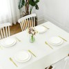 Romanstile 100% Waterproof PVC Tablecloth, Rectangle Oil Spill Proof Stain