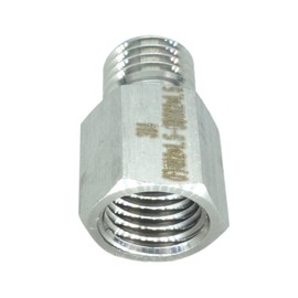 CDQBWKJGFJ 1 Piece M12 x 1.5 Male Metric to M12 x 1.5 Female Metric Gauge Sensor Adapter Stainless Steel 304