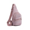 MEMOFYND 1 Piece Sling Chest Bag, Waterproof Nylon Shoulder Bag,