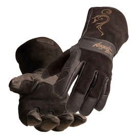 Black Stallion AngelFire BSX LS50 Woman's Premium Grain Pigskin Welding Gloves, Large