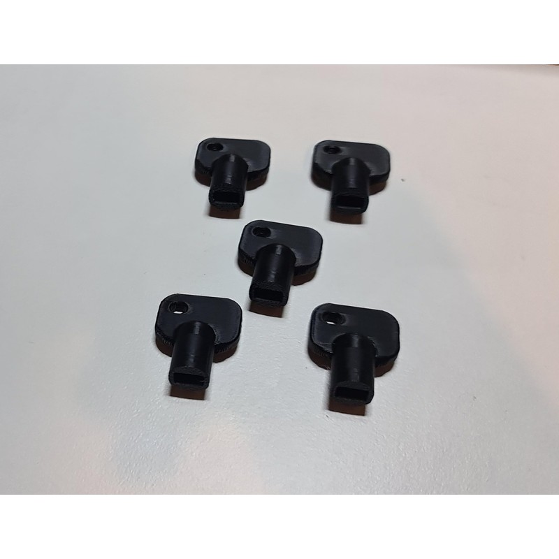 Lockshield Key Radiator Valve Microbore Myson Matchmate - 7x4mm 5pcs