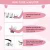 Pack of 72 Individual Eyelashes, Eyelash Clusters, DIY Eyelash Extensions,