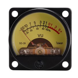 BuyWeek VU Meter, TS-35(SD-39) Audio Level Meter DC 12V 50mA Panel VU Meter with Backlight for Amplifier