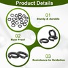 PATIKIL 50 Pcs Split Lock Washer, M6 Spring Lock Washer