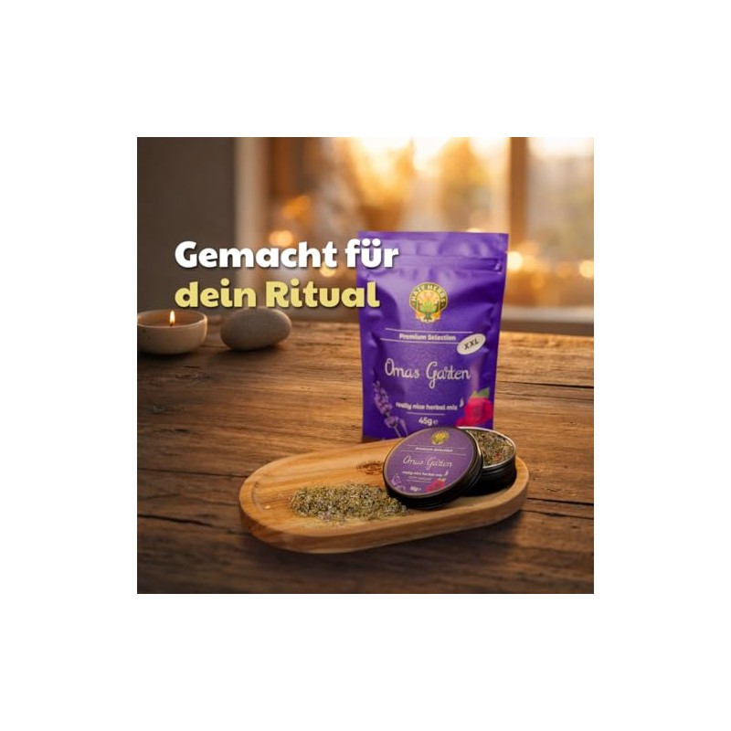 HAZY HERBS Premium Selection Herbal Tea Mix "Grandma's Garden" -