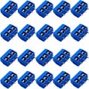 20 Pcs 3Pin 5.08mm Pitch PCB Mount Screw Terminal Block