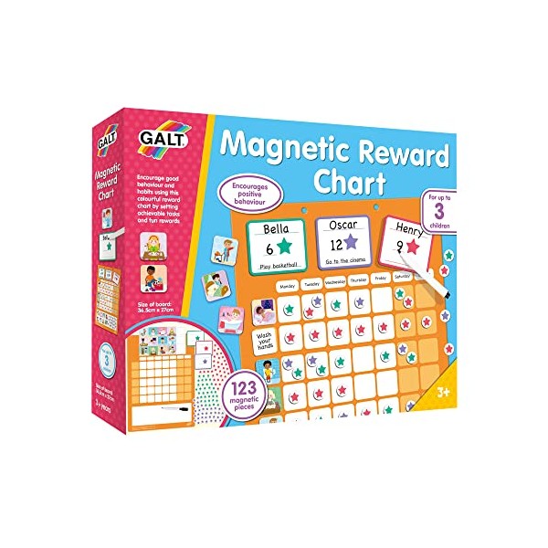 Galt Toys, Magnetic Reward Chart, Encourage Good Behaviour and Habits, Ages 3 Years Plus