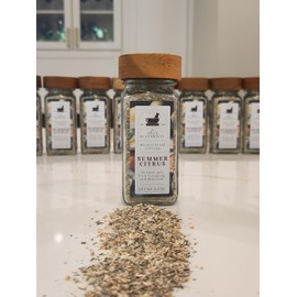 Summer Citrus Seasoning & Marinade: Sunshine in Every Bite (Chicken or Fish!) - The Spice Alchemists - 2.5 oz Eco-Friendly Glass Jar