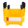 Garage Organizer Bin 377x213x178mm Thickened Slant Mouth Vertical and Back