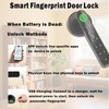 5 in 1 Smart Fingerprint Door Lock, Advanced Automatic Digital