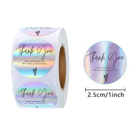 500 Pcs Thank You for Supporting My Small Business Stickers