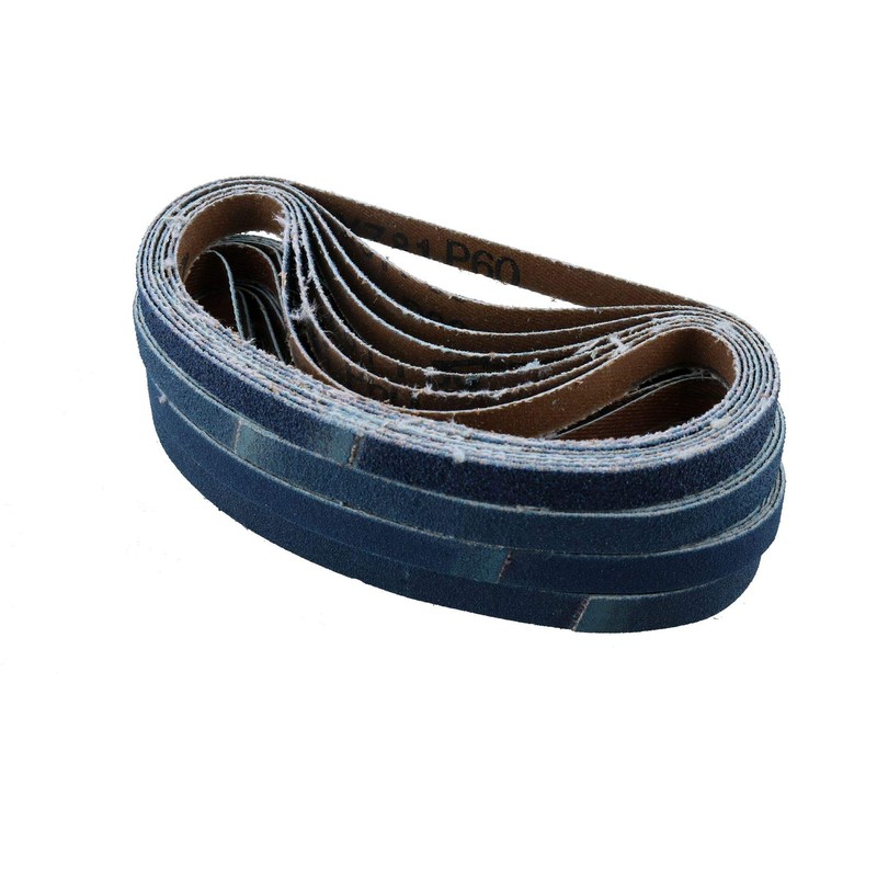 10mm Air Finger Zirconium Sander Sanding Belts 330mm x 10mm
