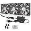 AmRunJe 3X 120mm Computer Fan with AC Plug 110V –