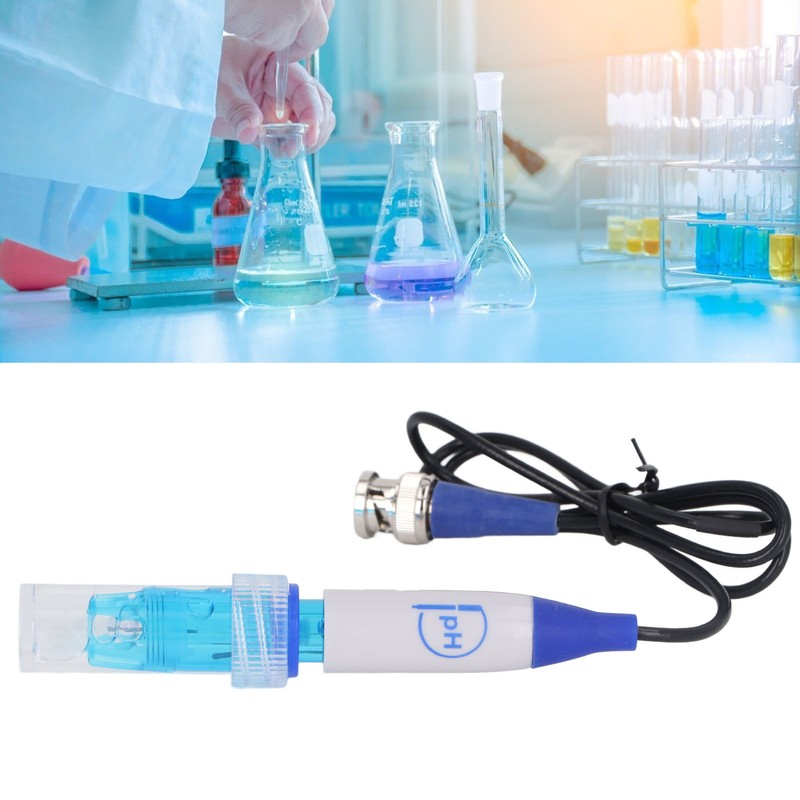 Replacement PH Electrode Rechargeable PH Electrode Probe BNC Connector for