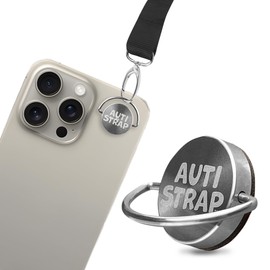 AUTISTRAP Metal Phone Anchor with Adhesive, Phone Tether Tab for Neck, Cell Phone Lanyard Accessories