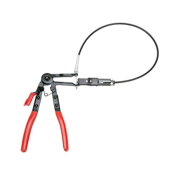 8MILELAKE 24inches Flexible Hose Clamp Plier Wire Long Reach Compatible for Car Truck Fuel Oil Water Pipe Repair Tool