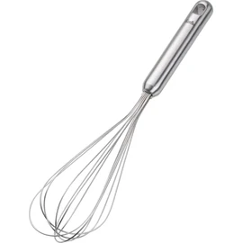 Fissler Essential Stainless Steel Whisk (25 cm) Large Whisk with Hanging Eyelet, Dishwasher Safe