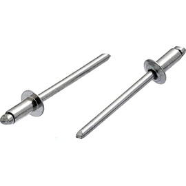4mm x 12mm Stainless Steel Marine Grade Blind Pop Rivet Dome Head A4/A4 (Pack of 20)