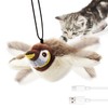 LuGirlre Flying Bird Cat Toy,2025 New Interactive Chirping Bird Cat