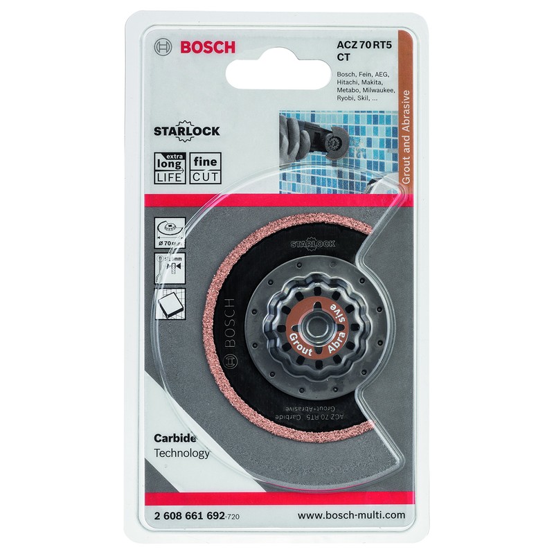 Bosch Professional 1 x Segment Saw Blade ACZ 70 RT5