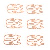 100pcs Paper Clips Cute Duck Shaped Decorative Metal Paperclips with