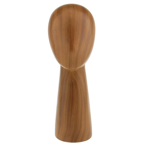 Abstract GFRP imitation Wooden Mannequin Manikin Head Model Hair Wigs