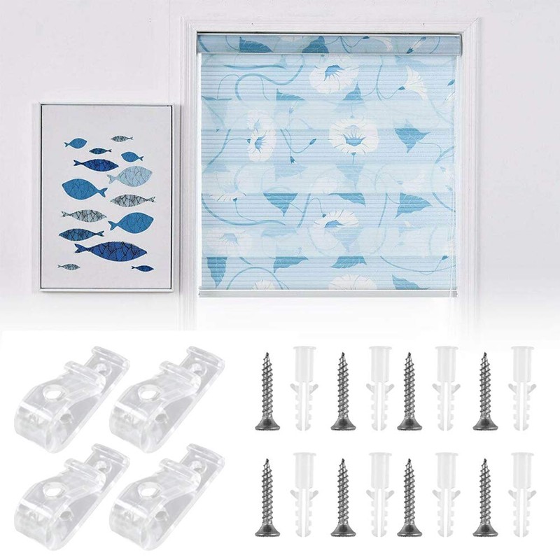 4 Sets Plastic Roman Roller Blind Chain Cord P Clips